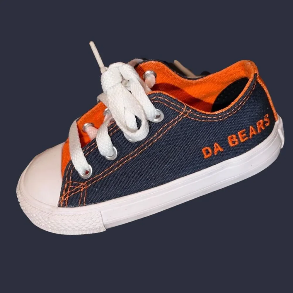 RARE NWOB Toddler Da Bears NFL Chicago Bears Converse All Star Sneakers Size 7C